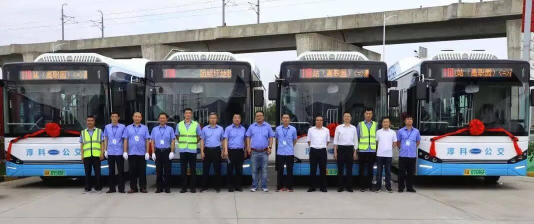 南京首條氫能客車(chē)示范線開(kāi)啟氫藍(lán)時(shí)代