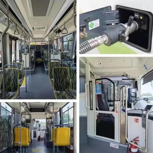 氫燃料公交車(chē)車(chē)廂內(nèi)部